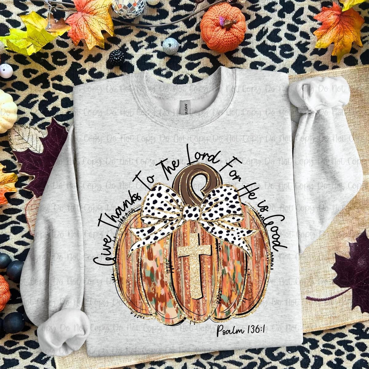 GIVE THANKS TO THE LORD - DTF TRANSFER