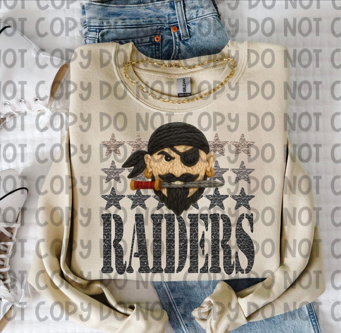 FAUX YARN MASCOTS - DTF TRANSFER