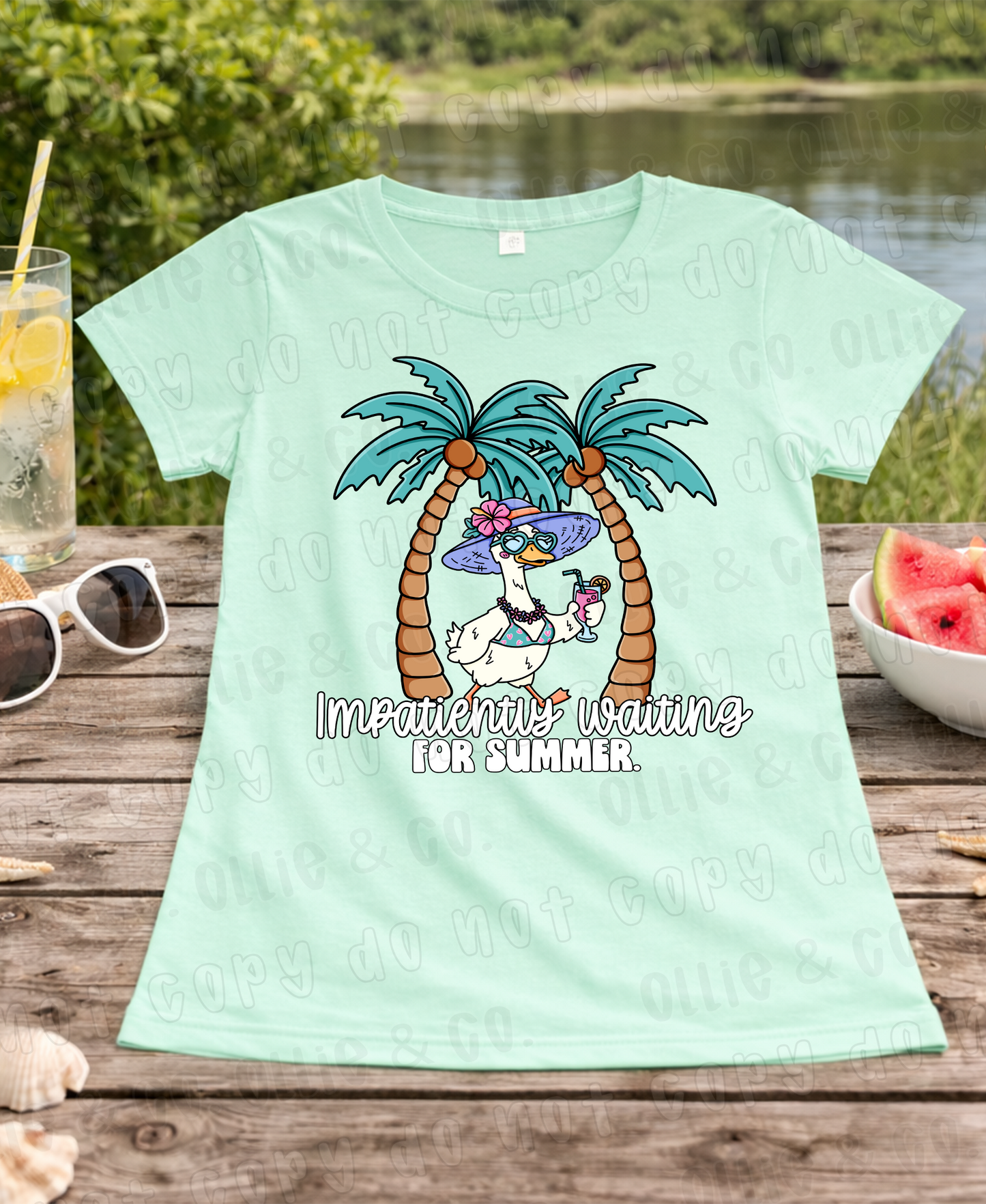 IMPATIENTLY WAITING ON SUMMER GOOSE - DTF TRANSFER