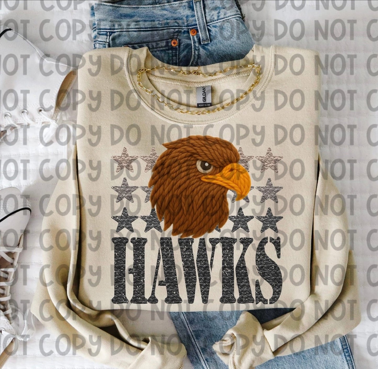 FAUX YARN MASCOTS - DTF TRANSFER