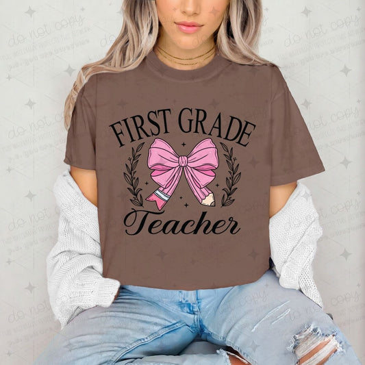 COQUETTE FIRST TEACHER - DTF TRANSFER