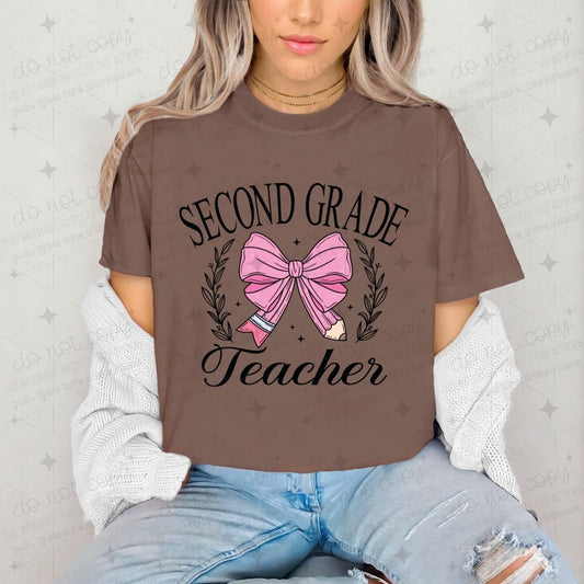 COQUETTE SECOND GRADE TEACHER - DTF TRANSFER