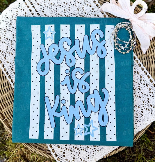 JESUS IS KING - DTF TRANSFER