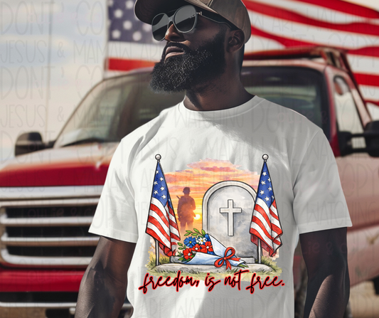 FREEDOM IS NOT FREE *OLLIE & CO. EXCLUSIVE* - DTF TRANSFER