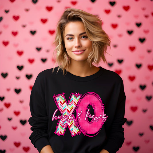 XOX HUGS & KISSES - DTF TRANSFER