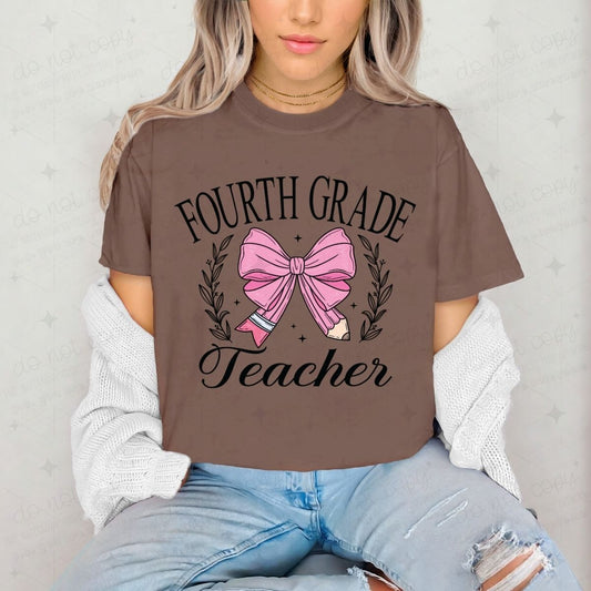 COQUETTE FOURTH GRADE TEACHER - DTF TRANSFER