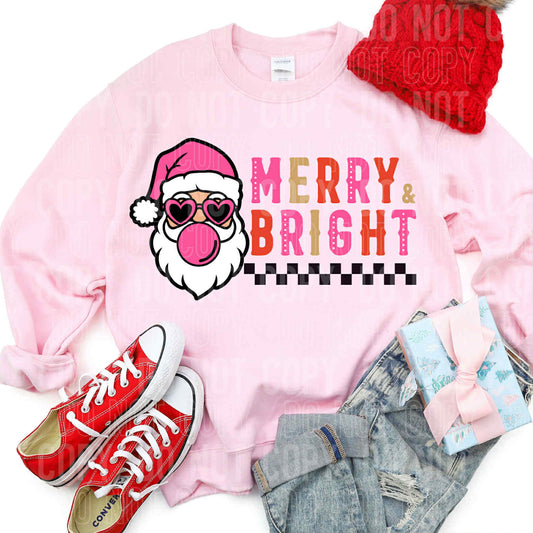 MERRY & BRIGHT - DTF TRANSFER