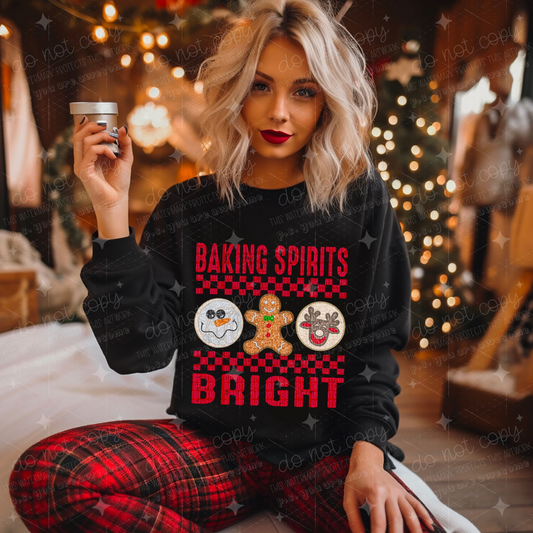 BAKING SPIRITS BRIGHT - DTF TRANSFER