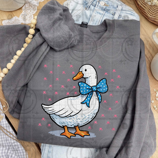 BLUE RIBBON GOOSE HEARTS - DTF TRANSFER