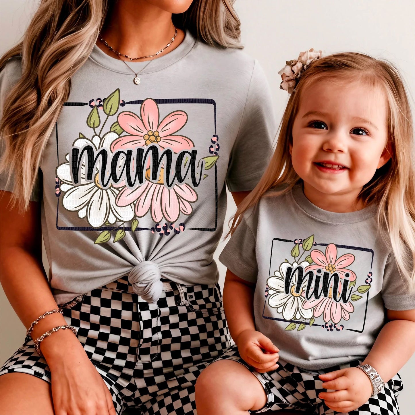 FLORAL NAMES - DTF TRANSFER