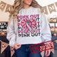 PINK OUT CHEER W/ RIBBON *OLLIE & CO. EXCLUSIVE* - DTF TRANSFER