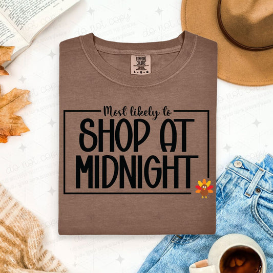 MOST LIKELY TO SHOP AT MIDNIGHT - DTF TRANSFER