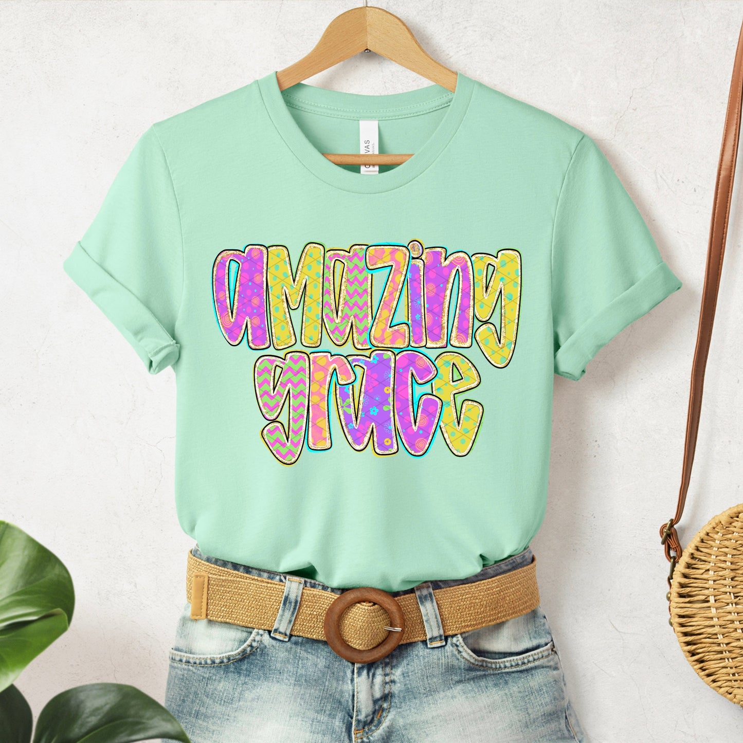 AMAZING GRACE NEON - DTF TRANSFER