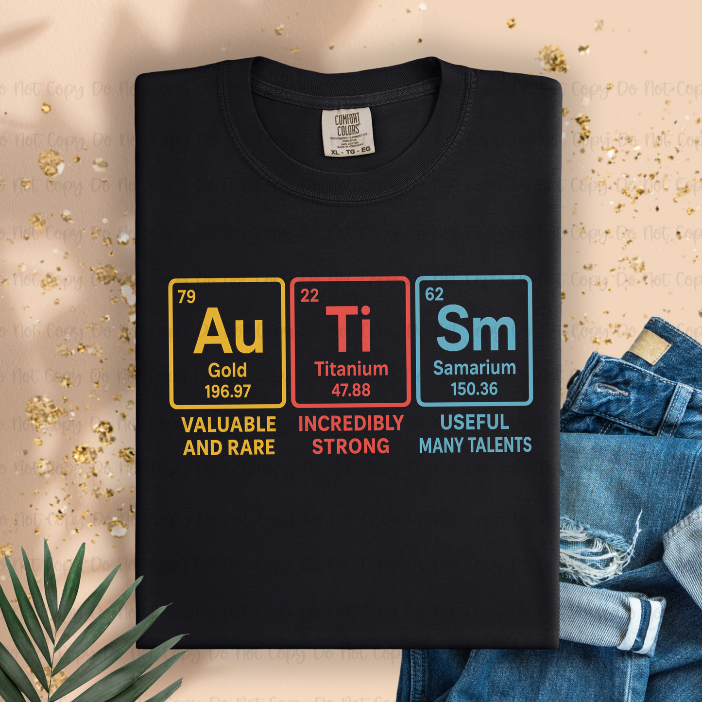 AUTISM PERIODIC TABLE - DTF TRANSFER