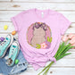 BUNNY CIRCLE FRAME - DTF TRANSFER