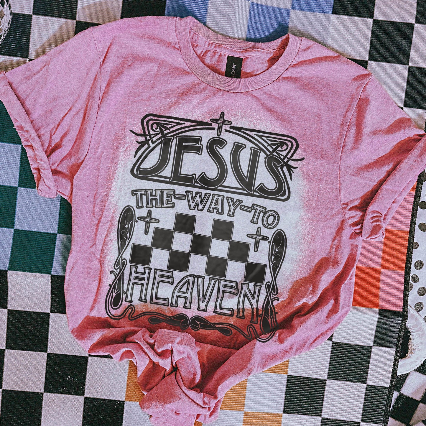 JESUS THE WAY TO HEAVEN - DTF TRANSFER