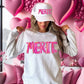 PRETTY IN PINK WORDS - FRONT ONLY - DTF TRANSFER