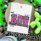 BOO - FAUX EMBROIDERY - DTF TRANSFER
