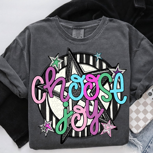 CHOOSE JOY STARS - DTF TRANSFER
