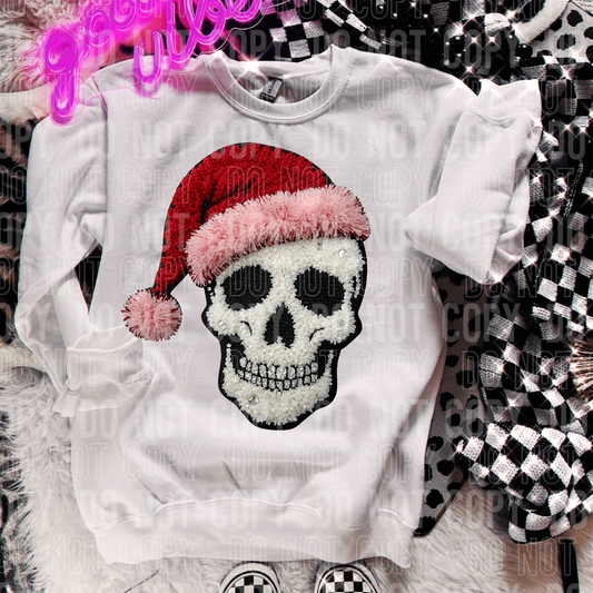 CHRISTMAS SKELETON FAUX YARN - DTF TRANSFER