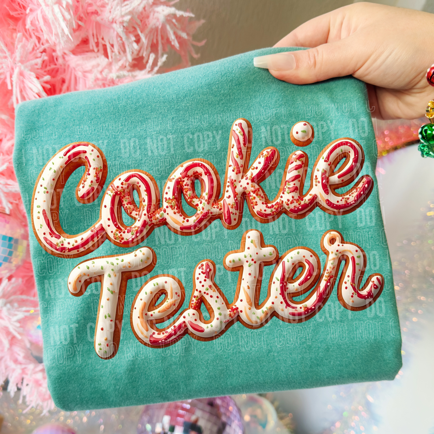 COOKIE TESTER - FAUX COOKIE - DTF TRANSFER