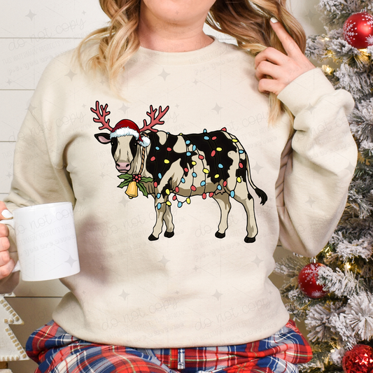 CHRISTMAS COW - DTF TRANSFER