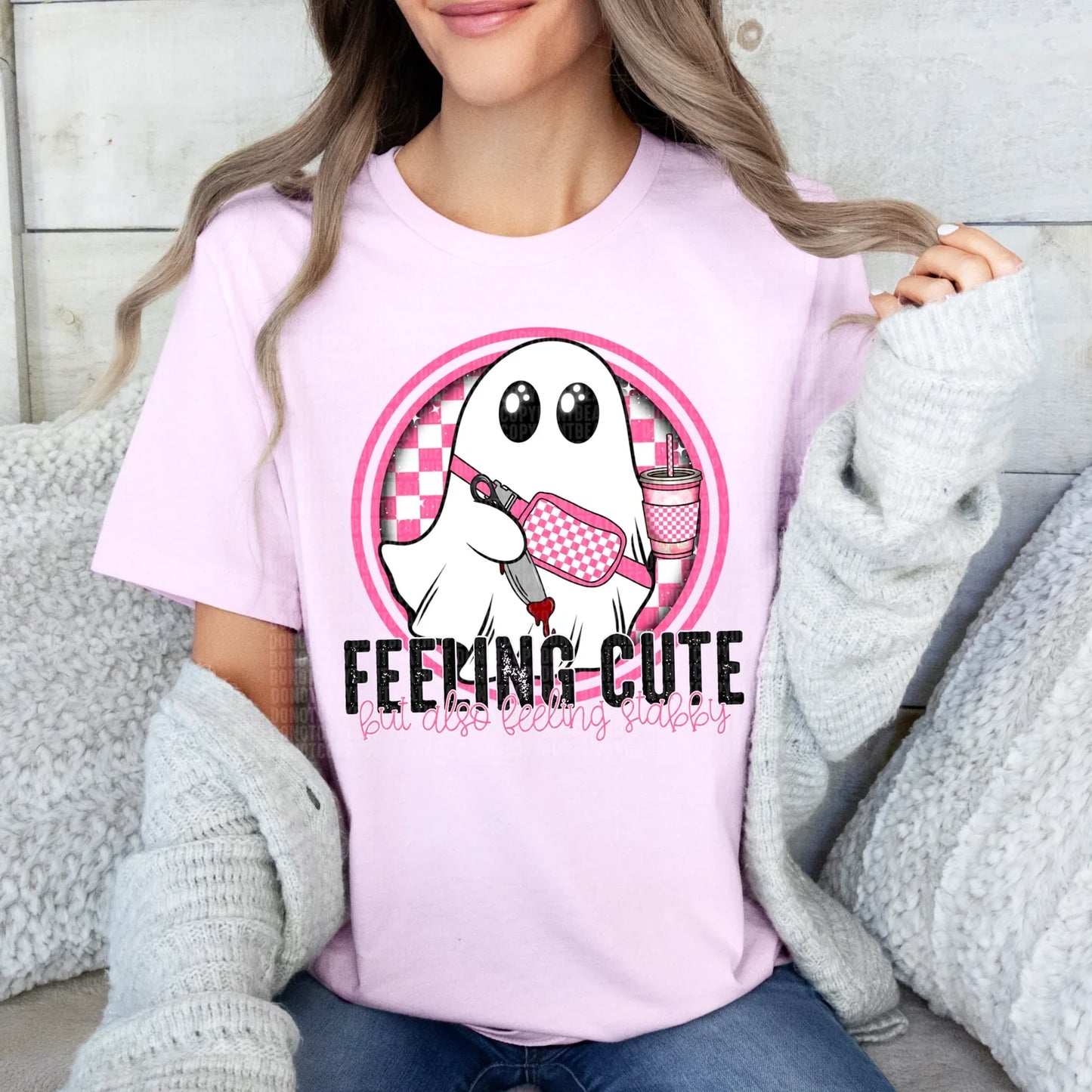 FEELING CUTE BUT ALSO STABBY - DTF TRANSFER