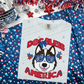 DOG BLESS AMERICA - DTF TRANSFER