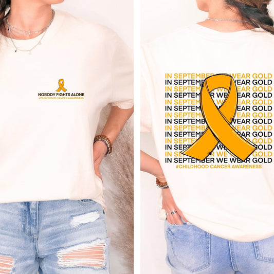Nobody fights alone *Ollie & Co. Exclusive*  - FRONT+BACK - DTF TRANSFER