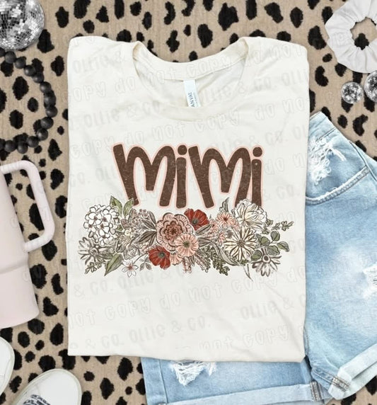 VINTAGE FLORAL MIMI - DTF TRANSFER