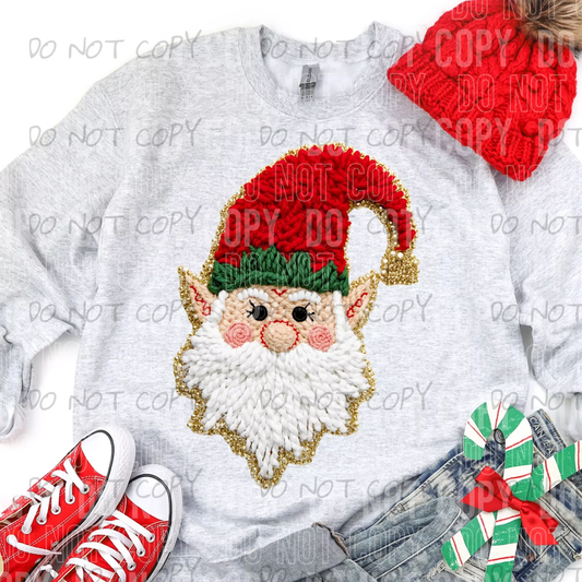 ELF GLITTER FAUX YARN - DTF TRANSFER
