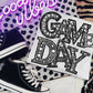 GAME DAY - FAUX RHINESTONES - DTF TRANSFER
