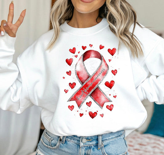 HEART DISEASE AWARENESS - DTF TRANSFER