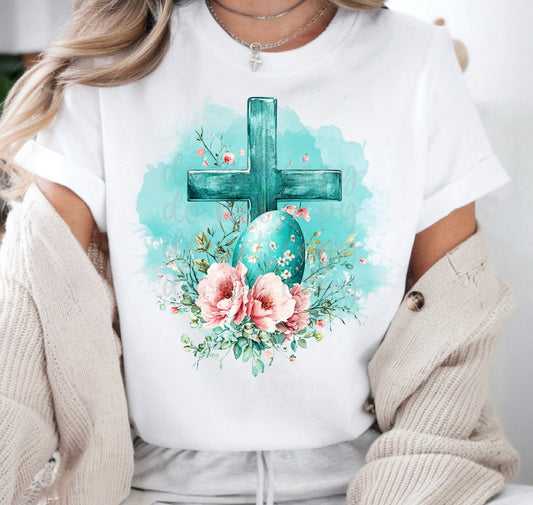 EASTER CROSS - DTF TRANSFER