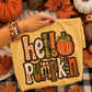 HELLO PUMPKIN - FAUX EMBROIDERY - DTF TRANSFER