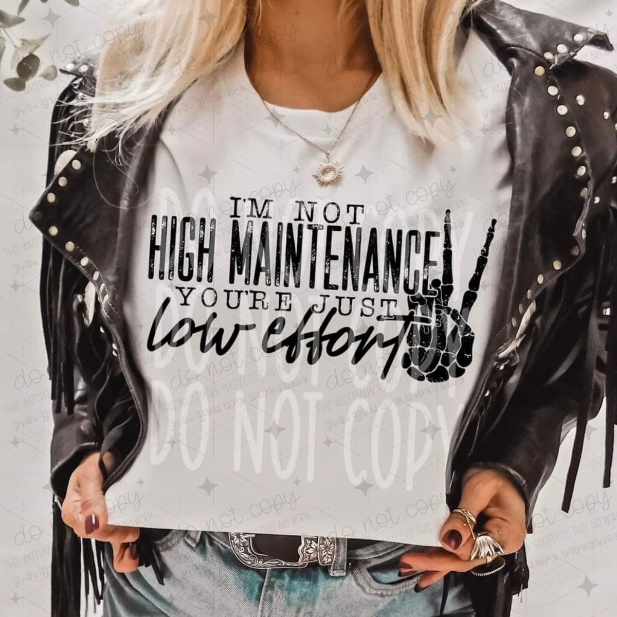 HIGH MAINTENANCE - DTF TRANSFER