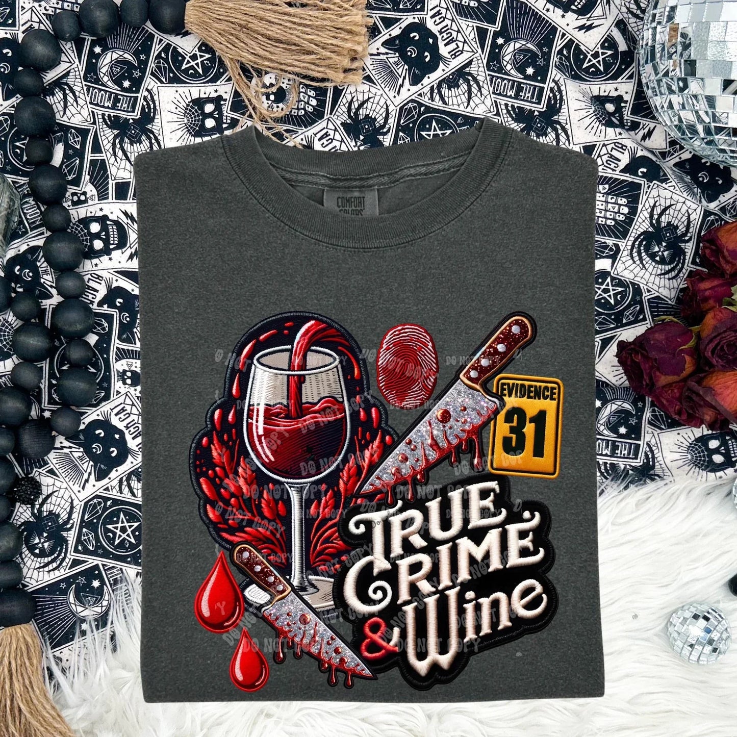 TRUE CRIME & WINE  - DTF TRANSFER