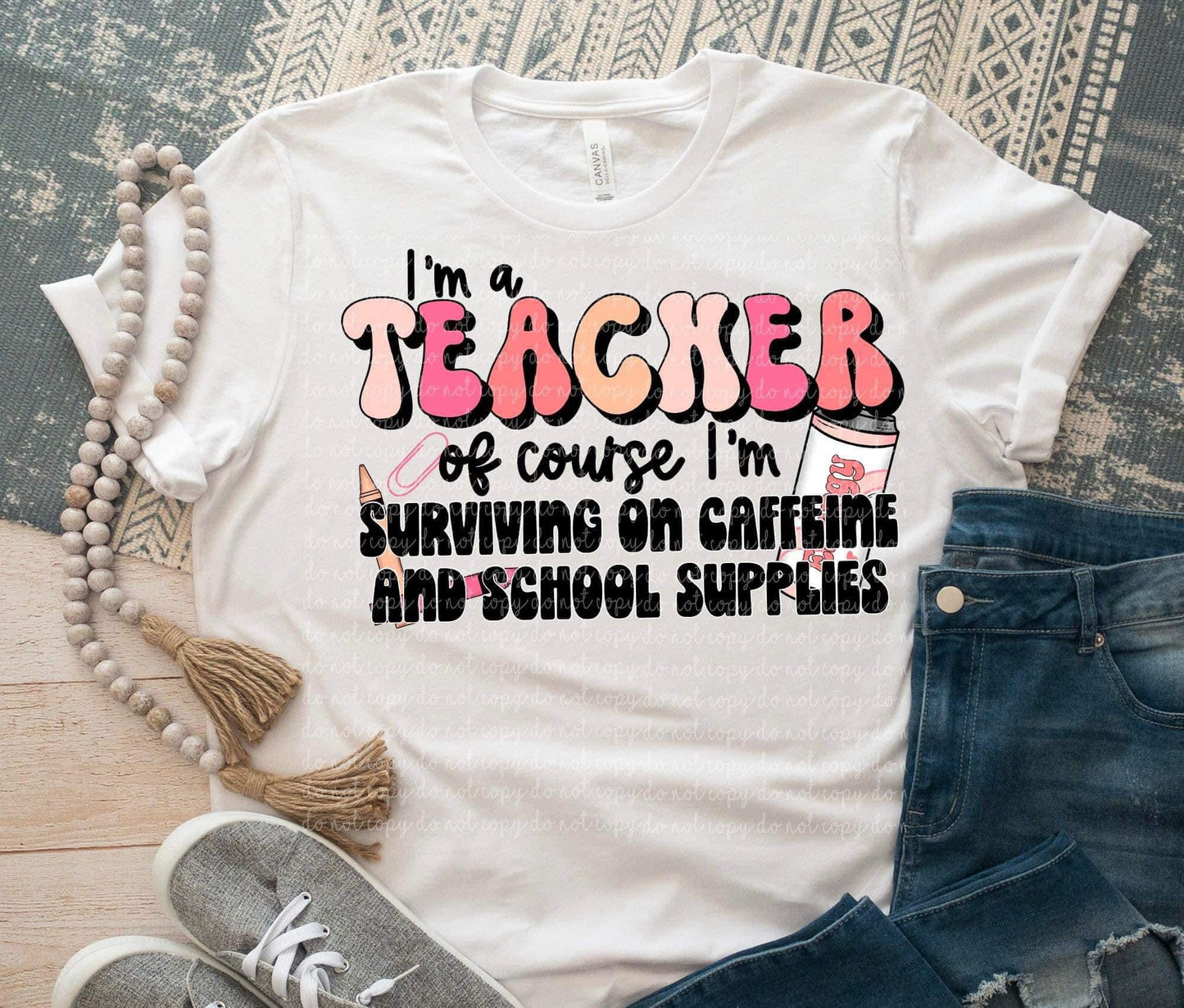 I'M A TEACHER OF COURSE *OLLIE & CO. EXCLUSIVE*  - DTF TRANSFER