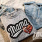Faux Embroidered Mama Sports Patch DTF PRINT  - DTF TRANSFER