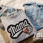 Faux Embroidered Mama Sports Patch DTF PRINT  - DTF TRANSFER
