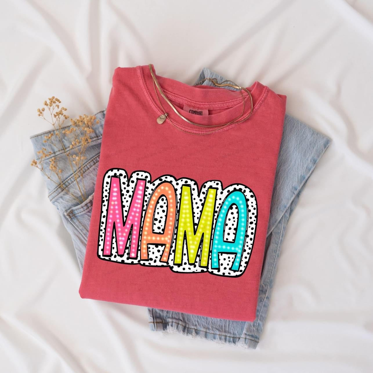 MAMA BRIGHT DOTTY - DTF TRANSFER
