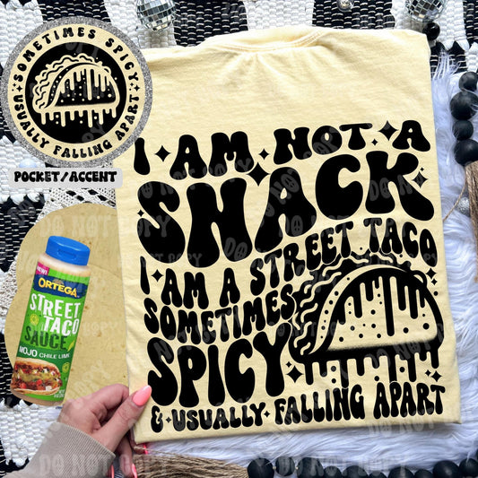 Street Taco Fall Apart - FRONT+BACK - DTF TRANSFER