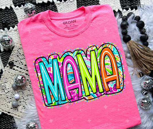 MAMA BRIGHT PAISLEY  - DTF TRANSFER