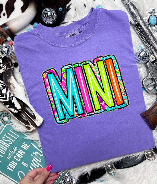 MINI BRIGHT PAISLEY  - DTF TRANSFER