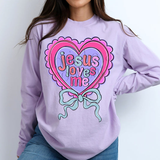 JESUS LOVES ME - DTF TRANSFER