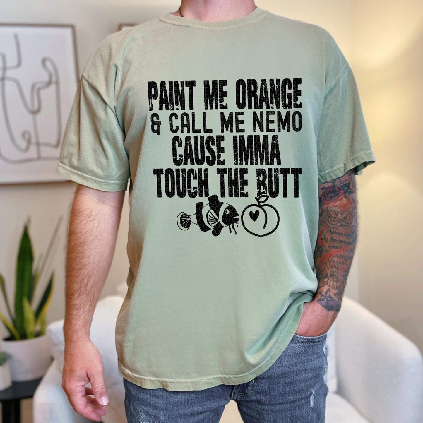 TOUCH THE BUTT  - DTF TRANSFER