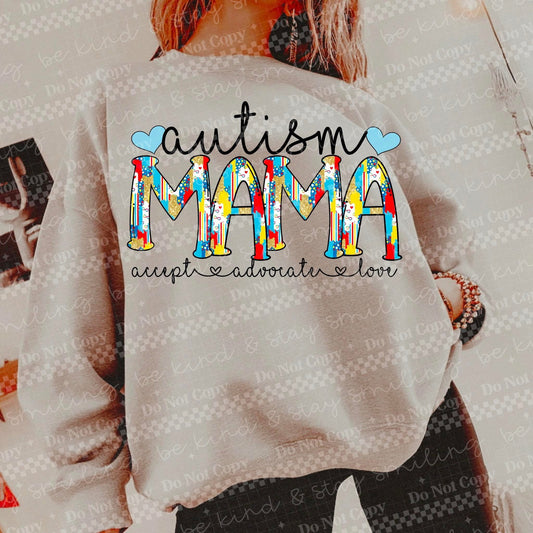 AUTISM MAMA - DTF TRANSFER