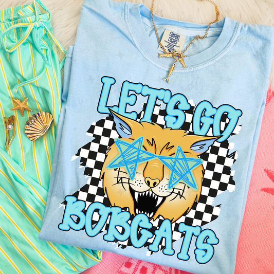 LET'S GO MASCOTS CHECKER - DTF TRANSFER