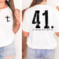 41 is coming - FRONT+BACK - DTF TRANSFER