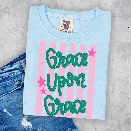 GRACE UPON GRACE - *OLLIE & CO. EXCLUSIVE* - DTF TRANSFER